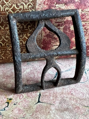 Fibbia cintura ferro - cintura, battuto