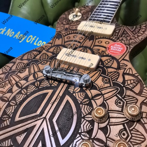 Exquisite electric guitar wood - guitar,