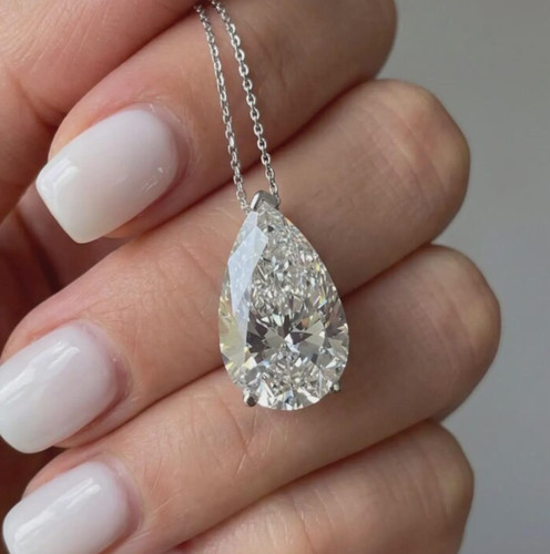 Collana solitario diamante