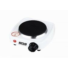 Mini Fornello Elettrico Piastra Singola Ghisa 500W SDS Bianco Portatile Viaggio