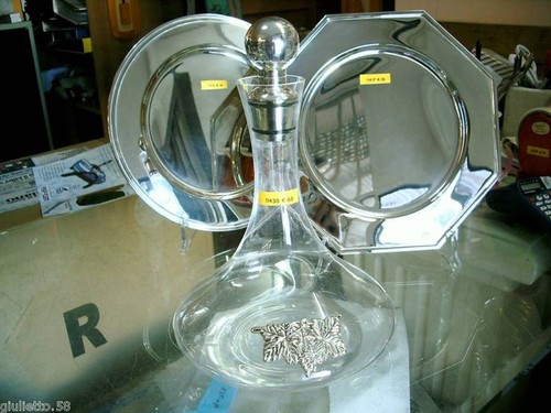Glass wine decanter bottle - decanter,