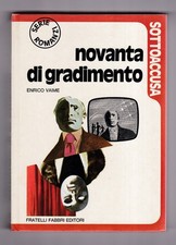 Libro Sottoaccusa Novanta di Gradimento Enrico Vaime SC4