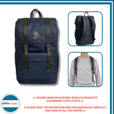 Zaino Invicta Chat 21L blu, porta laptop 15,6", eco-friendly, urbano