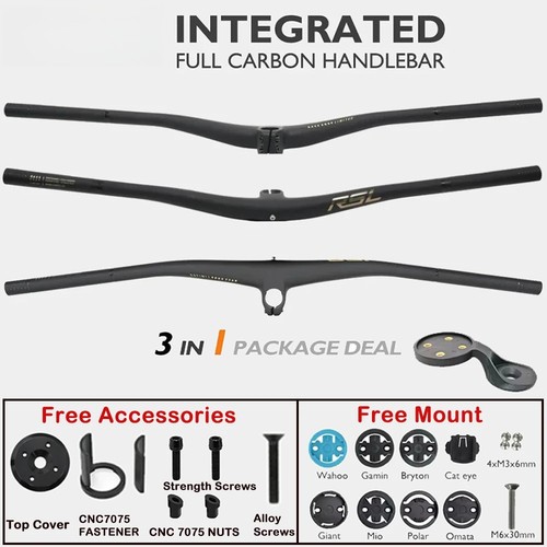 Manubrio integrato mtb full
