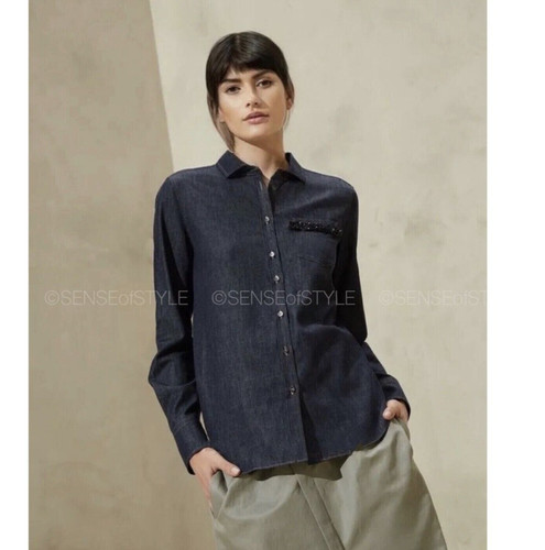 Camicia jeans brunello - camicia,
