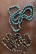 Due Collane Pietre Dure Verde