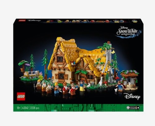 Lego 43242 disney biancaneve - biancaneve, e