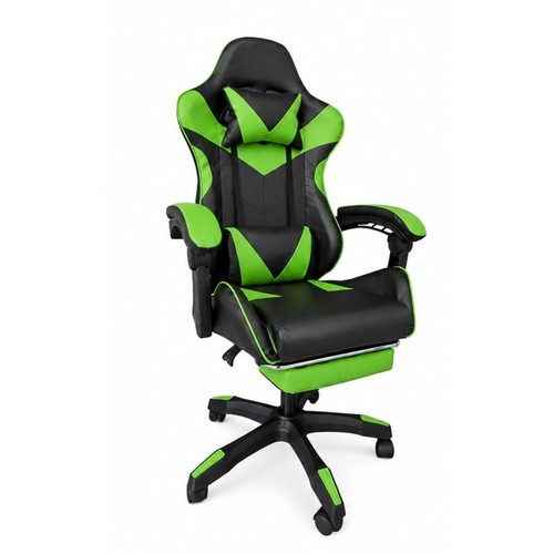 Sedia gaming nero verde con - da,