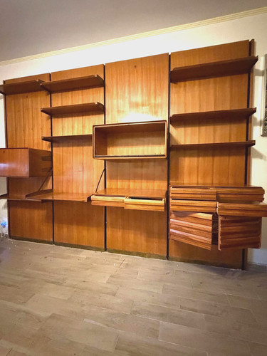 Mobile libreria teak svedese