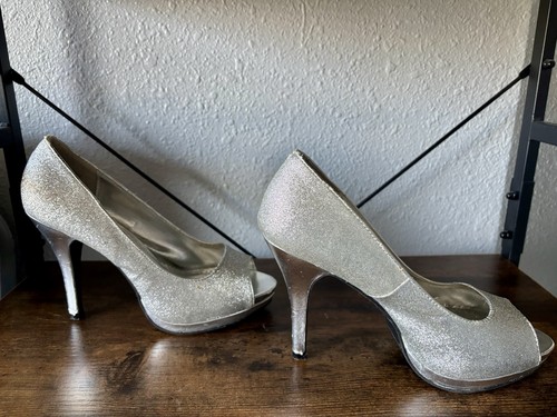 Scarpe decolte donna argento
