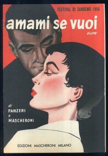 Spartito musicale amami - musicale, "amami