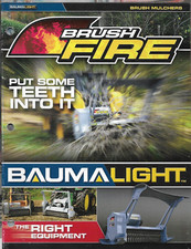 BAUMALIGHT SPAZZOLA TRINCIAFUOCO SKID STEER TRATTORE ESCAVATORE MF 860 760 Brochure