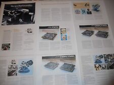 Brochure doppio giradischi