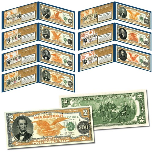 Serie 1882 certificati oro set - 1882,