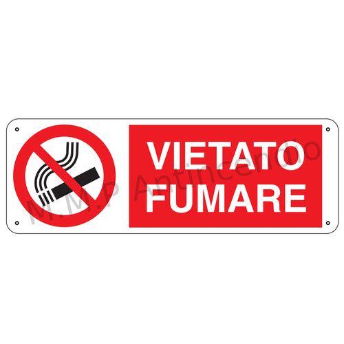 Cartello segnaletico vietato - cartello,