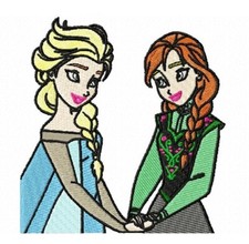 MACCHINA RICAMO DISEGNI USB - DISNEY'S FROZEN DESIGNS 4X4, 5X7 & 6X10 BAMBINI