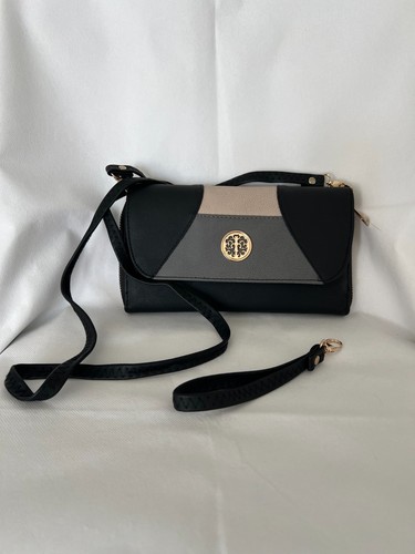 Portafoglio donna nero grigio