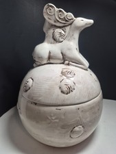 Biscottiera renna bianca