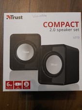 TRUST Leto Compact 2.0 Speaker Set Altoparlanti USB Ultra PC NOTEBOOK SMARTPHONE