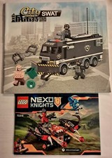 LEGO 2X Istruction / Istruzioni City Swat/Nexo Knights 