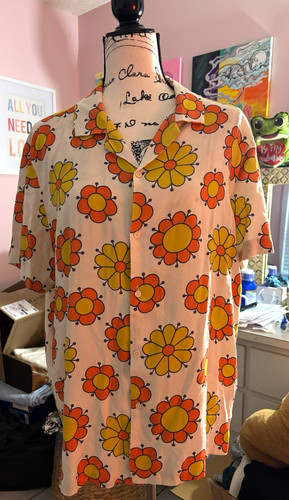 Camicia uomo denim fiori - uomo,