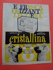 PUBBLICITA'  1962  FERRERO ALBA  POLVERI ACQUA FRIZZANTE CRISTALLINA ADV WERBUNG