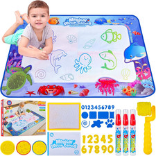 Tappeto Magico Ad Acqua per Bambini – Tappeto Gioco Bambini Con Penna Ad Acqua, 