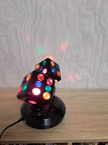 Luce dadi discoteca doppio