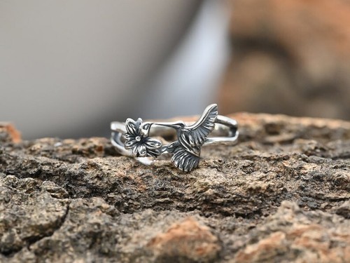 Anello argento colibrì e - anello,