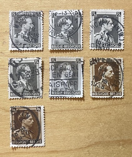 Francobolli belgio lotto 7 - lotto,