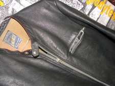 Vintage moto technical  leather motor jacket  giubbotto '50s by CGM Milano Italy