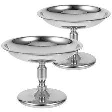  2 Pcs Coppette Metallo Gelato