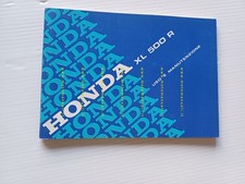 Honda XL 500 R 1984 manuale uso manutenzione originale ITALIANO