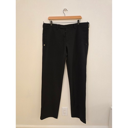 Prada black technical pants - black,