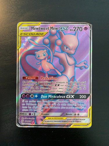 Carte pokémon mewtwo et - pokémon, mew