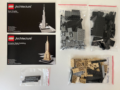 Lego architecture burj - lego,