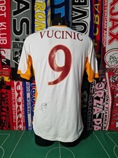 Maglia Calcio LRoma Away 2010/11 Vucinic Autografata Shirt Trikot Maillot