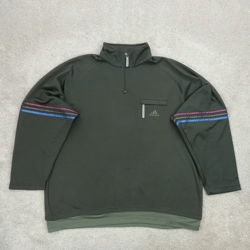 Adidas felpa uomo - grande, verde