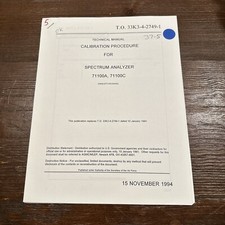 HP 71100A, 71100C Analizzatore