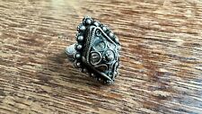 Bellissimo antico veleno anello in argento 925 Anello apribile
