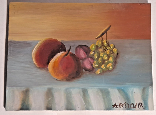 Dipinto olio tavola arthur - dipinto,
