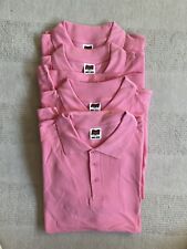 Stock polo rosa modello elite da uomo taglia M (4 polo) 100% cotone.