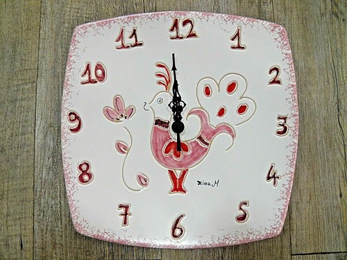 Ceramica sarda orologio 20cm