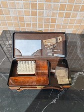 Trousse Valigetta Beauty Case maschile Anni 70 Da Viaggio Vintage 