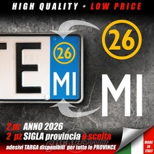 Adesivi per targa - auto, sigla