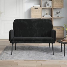 vidaXL Panca Nera 108x79x79 cm