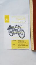 Aeromere Capriolo 75 De Luxe 1959 depliant moto originale ITALIANO