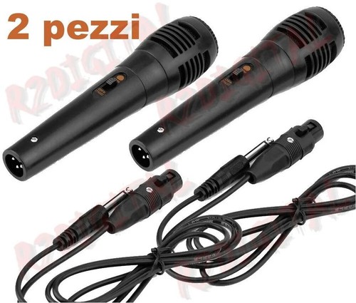 M635 coppia microfoni karaoke - coppia,