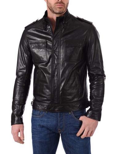 Giacca motociclista uomo - giacca,