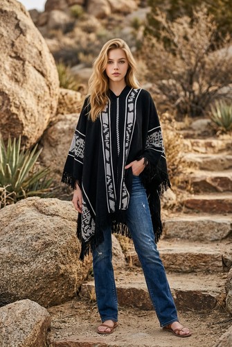 Poncho tejidos regionales - poncho,